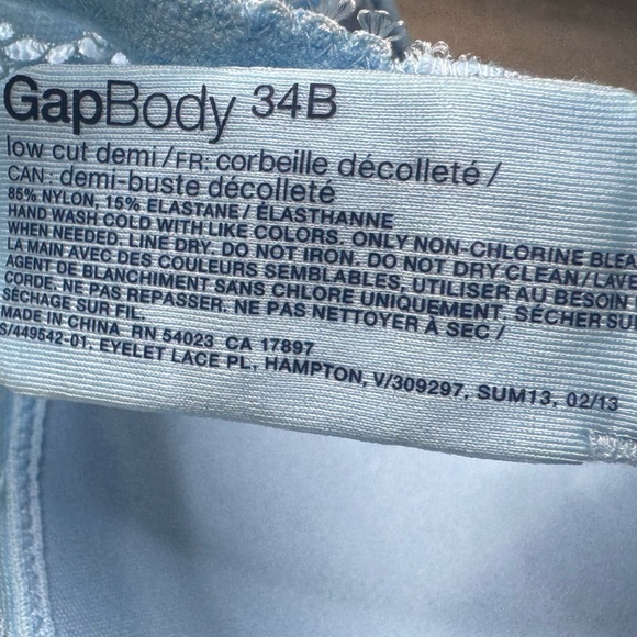 GabyBody Laced Padded Bra - Size 34B - Picture 5 of 5